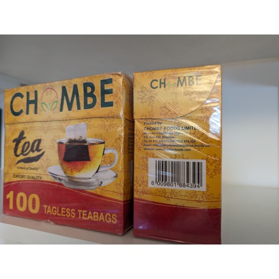 Chombe Tea 100 tagless teabags 